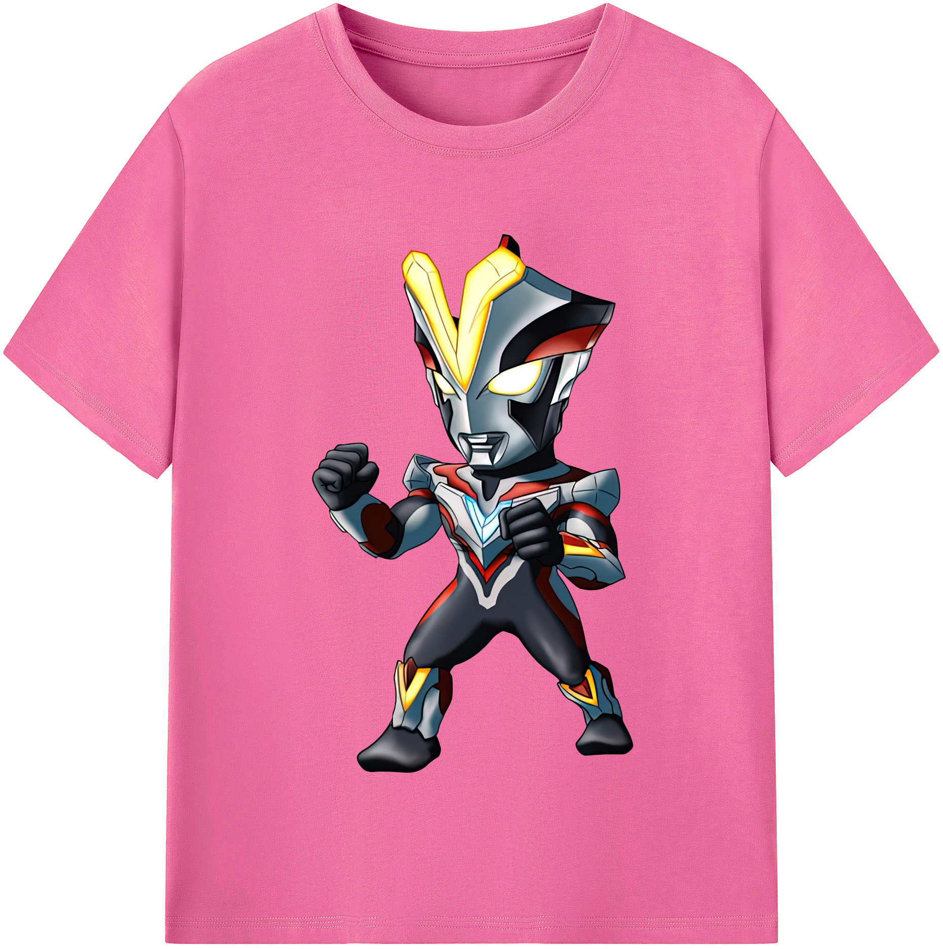 （画像用） ウルトラマン Ultraman レディースカジュアルプリントTシャツ（綿100％）